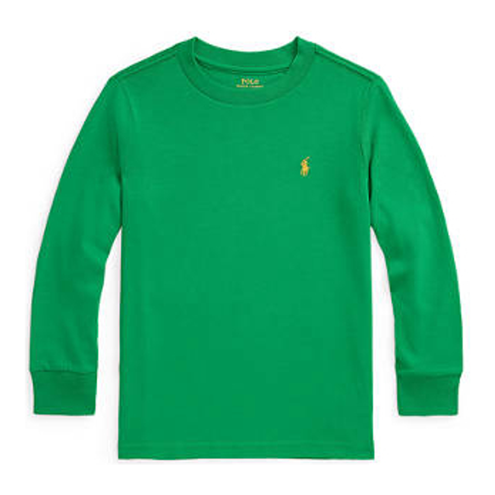 Little Boy's 'Cotton Jersey Long Sleeve T-Shirt'