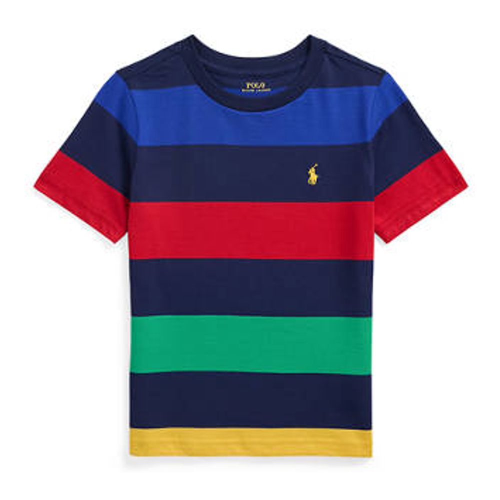 Little Boy's 'Striped Cotton Jersey T-Shirt'