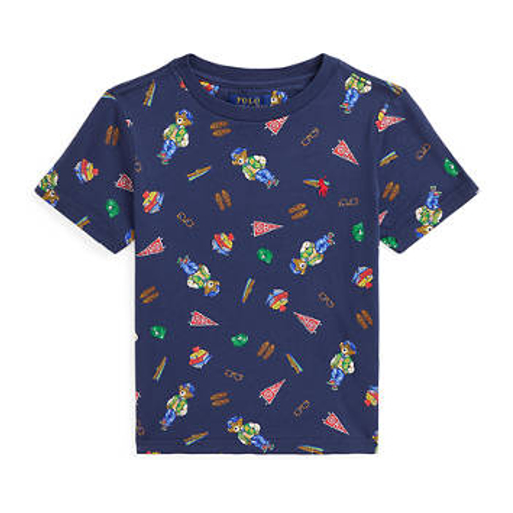 Little Boy's 'Polo Bear Cotton Jersey T-Shirt'