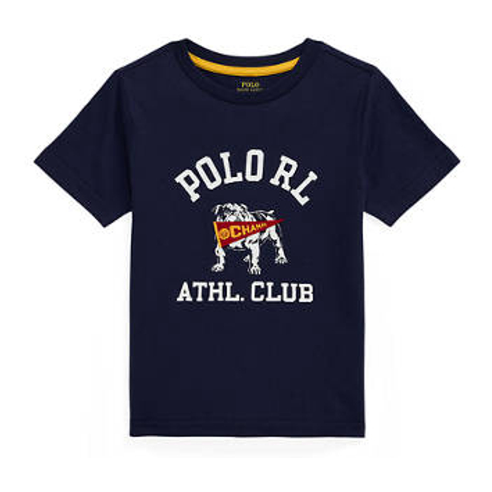 Little Boy's 'Logo Cotton Jersey T-Shirt'