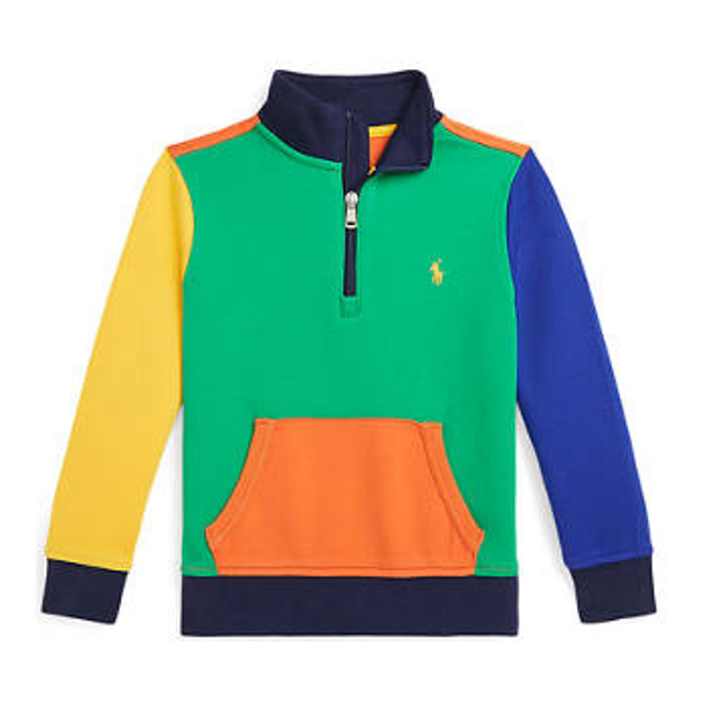 Little Boy's 'Color Blocked Double Knit Sweatshirt'