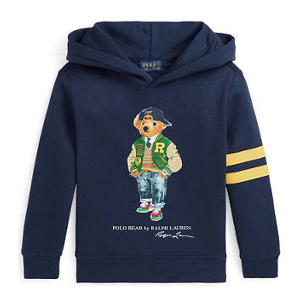 Little Boy's 'Polo Bear Fleece Hoodie'