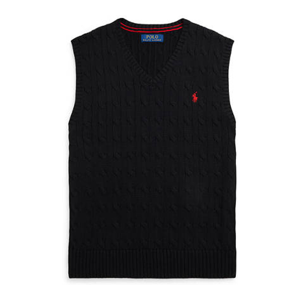 Big Boy's 'Cable-Knit Cotton Sweater Vest'