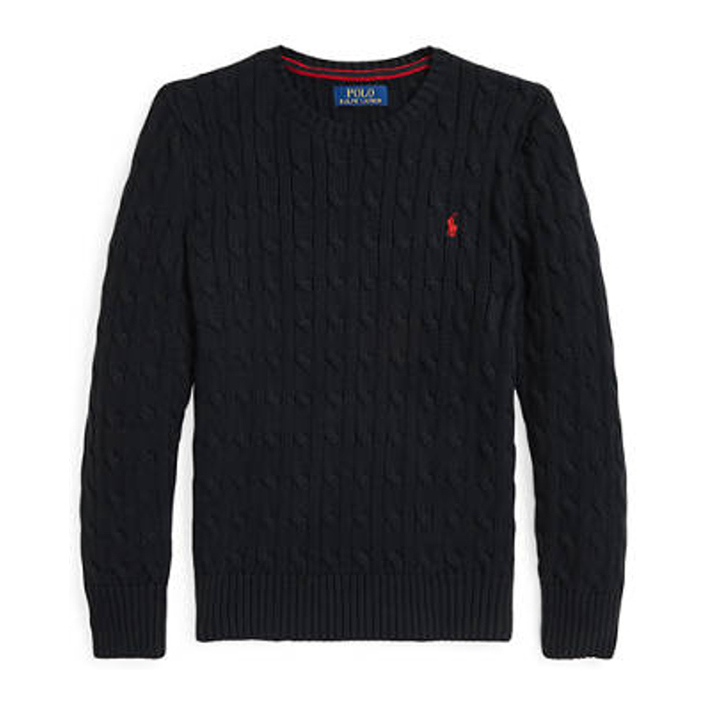 Big Boy's 'Cable Knit Cotton Sweater'