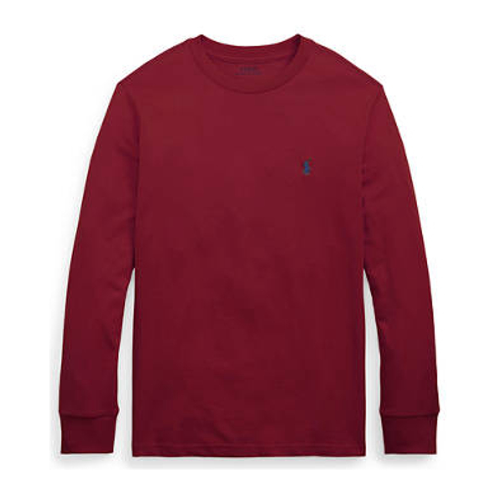 Big Boy's 'Cotton Jersey Long Sleeve T-Shirt'