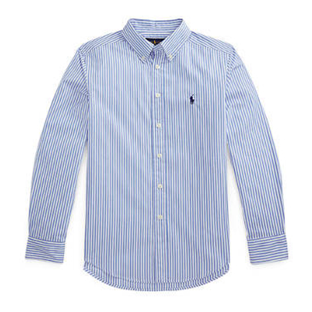 Big Boy's 'Striped Cotton Poplin Shirt'