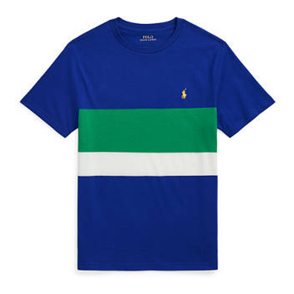 Big Boy's 'Striped Cotton Jersey T-Shirt'