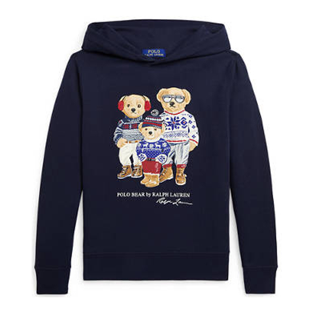 Big Boy's 'Polo Bear Family Fleece Hoodie'