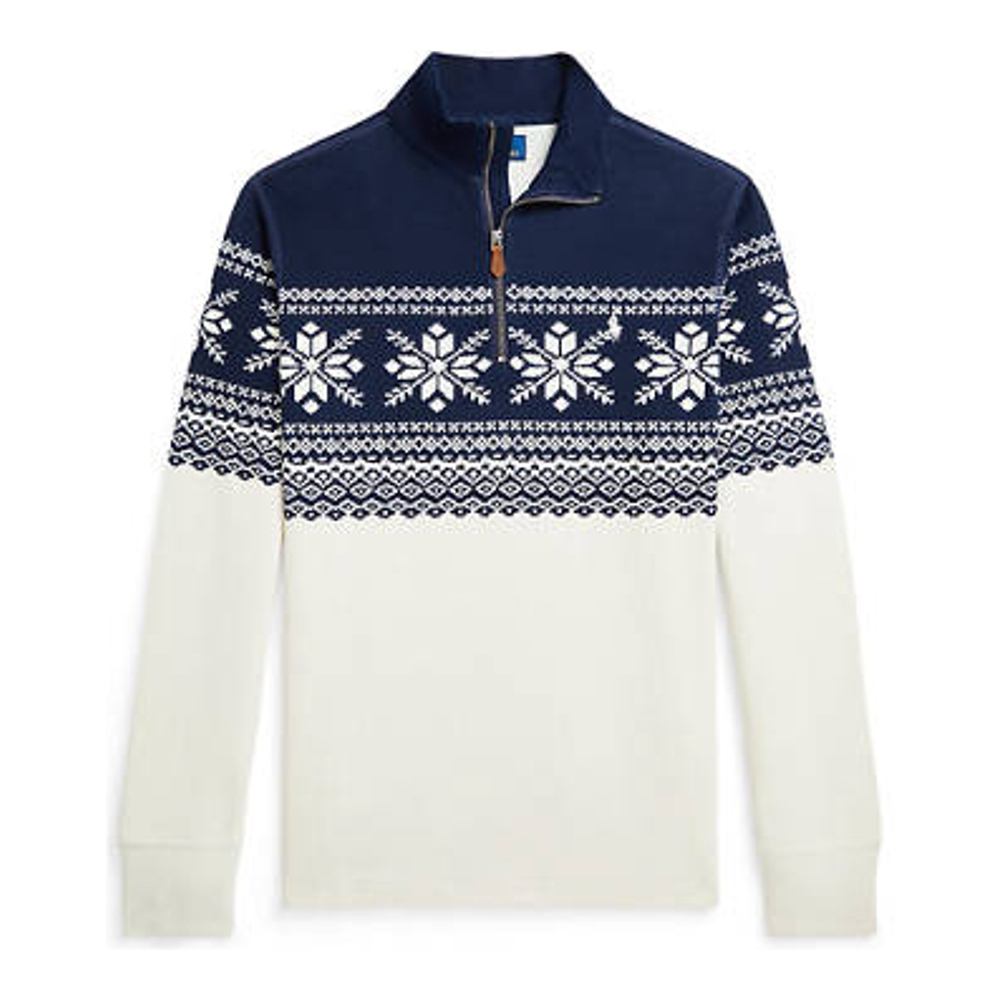 Big Boy's 'Snowflake Double Knit Pullover'