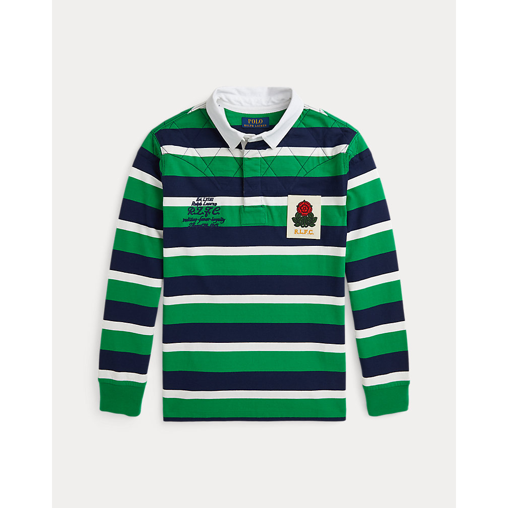 Big Boy's 'Striped Cotton Jersey Rugby Shirt'