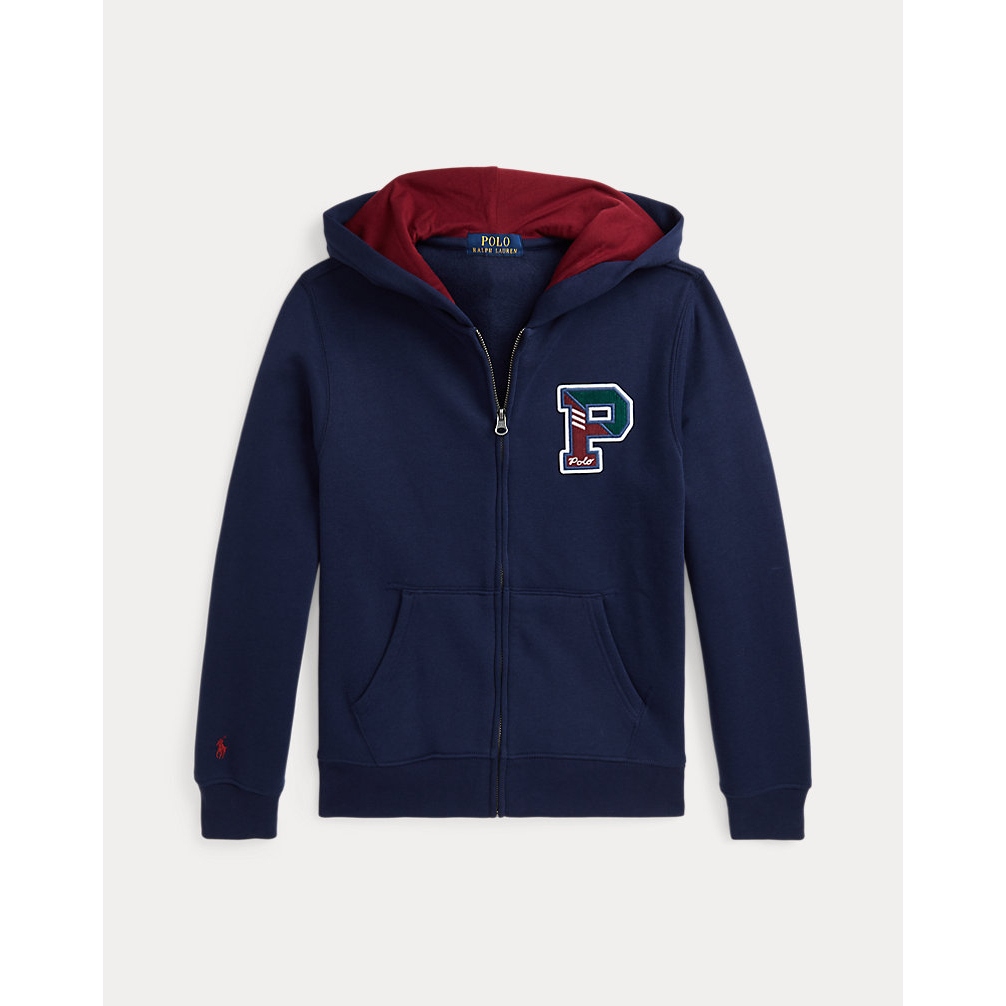 Big Boy's 'Fleece Letterman Full-Zip Hoodie'