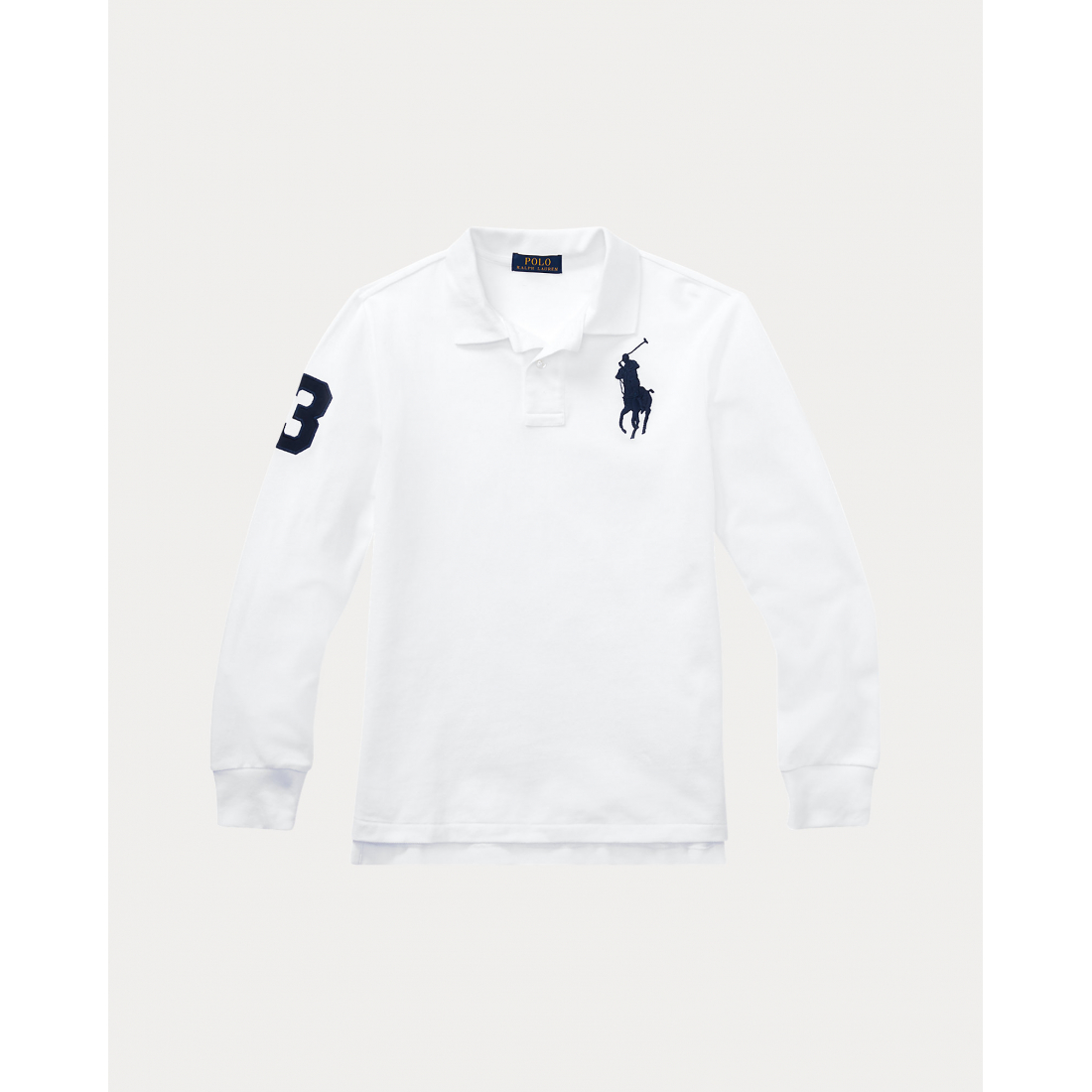 Big Boy's 'Big Pony Mesh Long-Sleeve Polo Shirt'