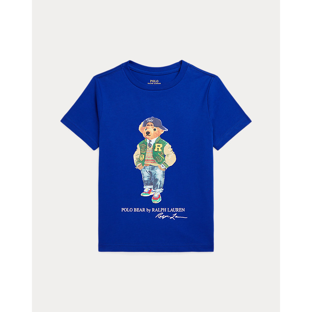 Little Boy's 'Polo Bear Cotton Jersey Tee'