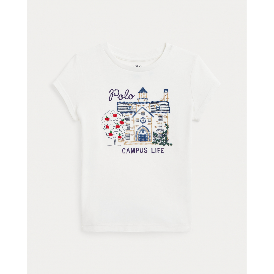 Toddler & Little Girl's 'Campus-Graphic Cotton Jersey Tee'