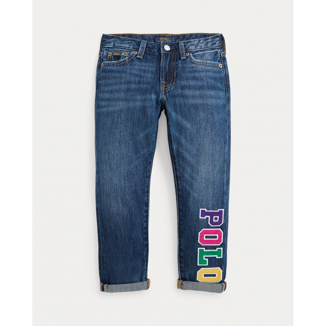 'Astor Slim Logo Jean' pour Bambins & petites filles