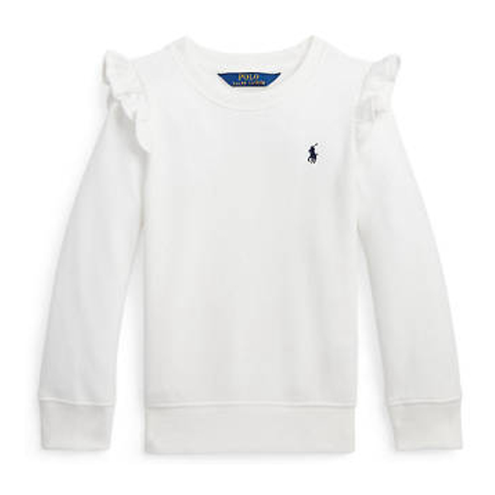 Little Girl's 'Ruffled Fleece Sweatshirt'