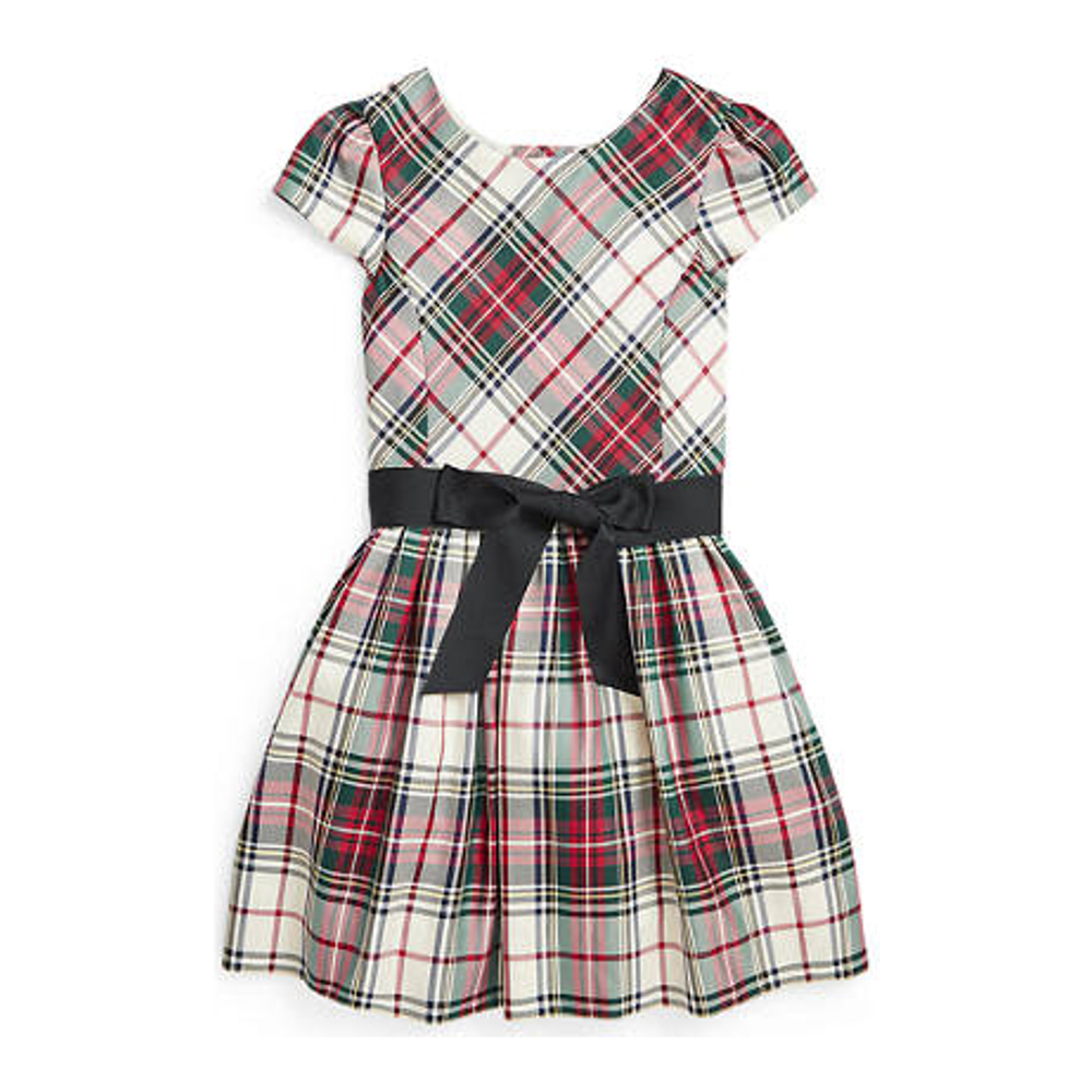 Little Girl's 'Plaid Twill Dress'