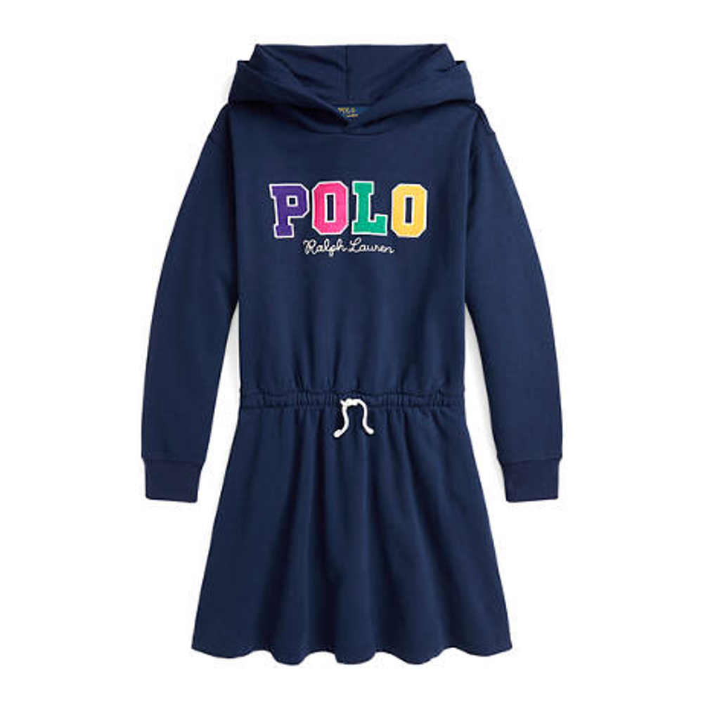 'Corduroy-Logo Fleece Hoodie Dress' pour Grandes filles