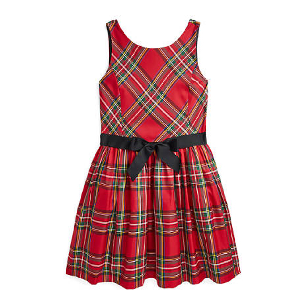 Big Girl's 'Plaid Twill Dress'