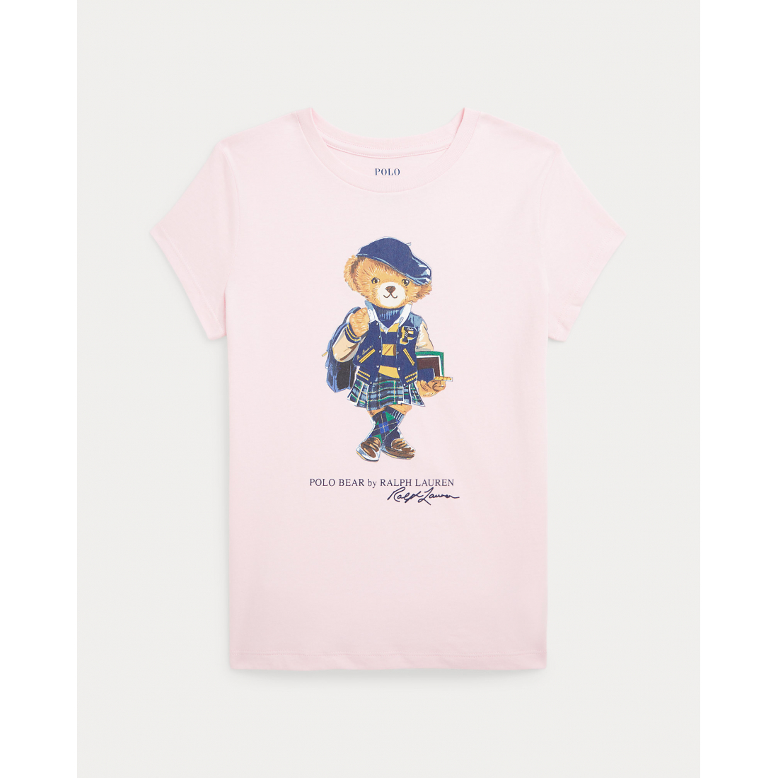 Big Girl's 'Ralph Lauren Polo Bear Cotton Jersey Tee'