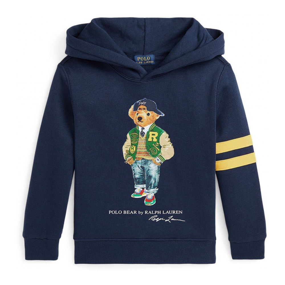 'Polo Bear Fleece Hoodie Sweatshirt' pour Enfant et petit garçon