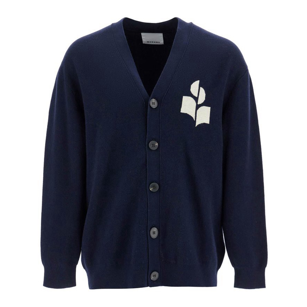 Cardigan 'Curtis Logo Intarsia Knitted' pour Hommes