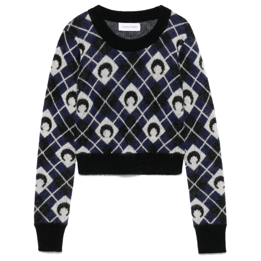 Pull 'Moon Argyle-Knit' pour Femmes