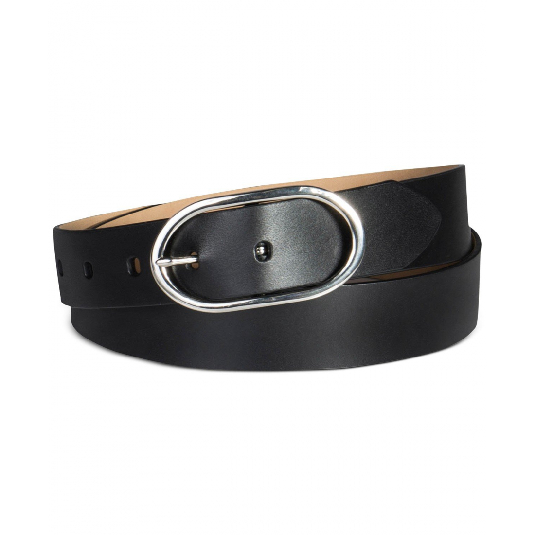 'Oval Center Bar Buckle Dress Belt' pour Femmes