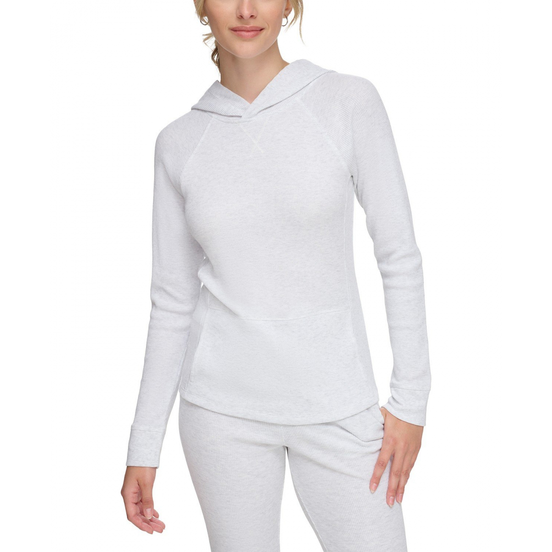 'Performance Thermal Pullover Hoodie with Kangaroo Pocket' pour Femmes