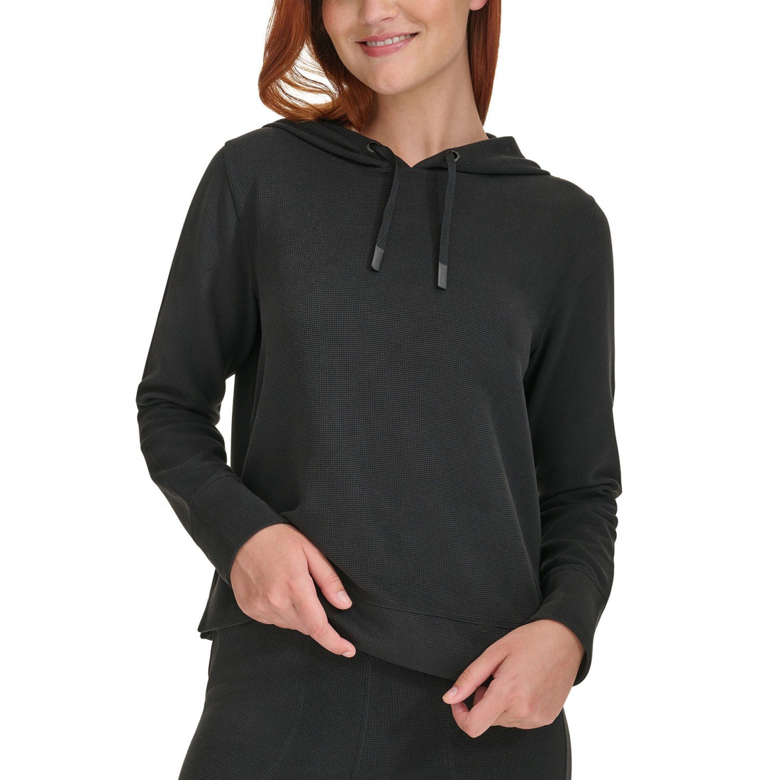 'Performance Waffle-Knit Pullover Hoodie' pour Femmes