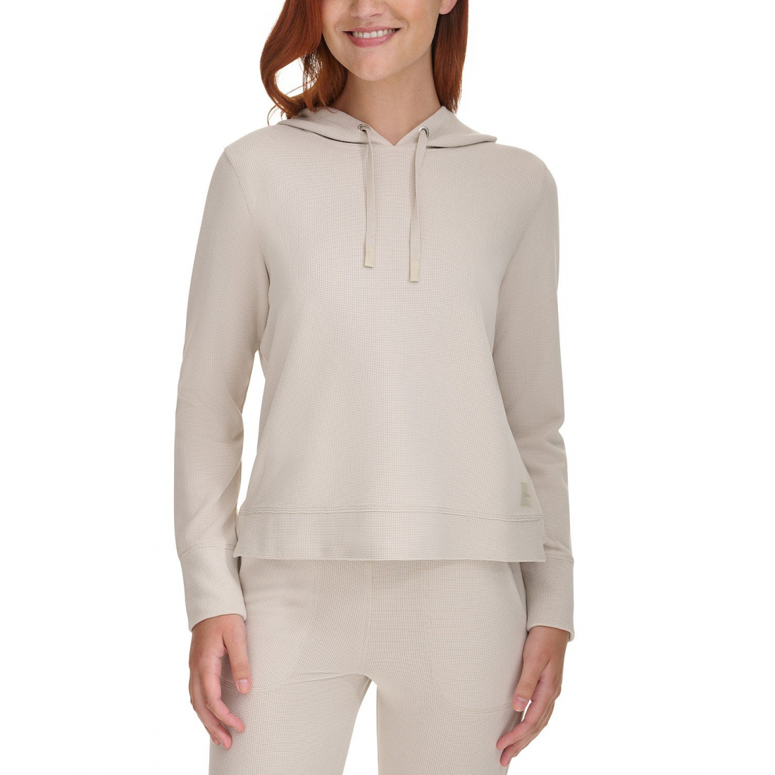 'Performance Waffle-Knit Pullover Hoodie' pour Femmes