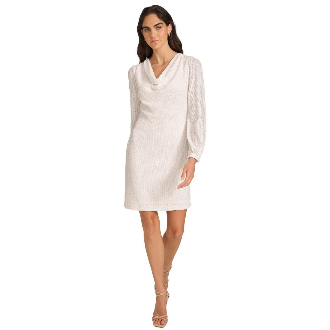 'Sequined Cowlneck Sheath Dress' pour Femmes