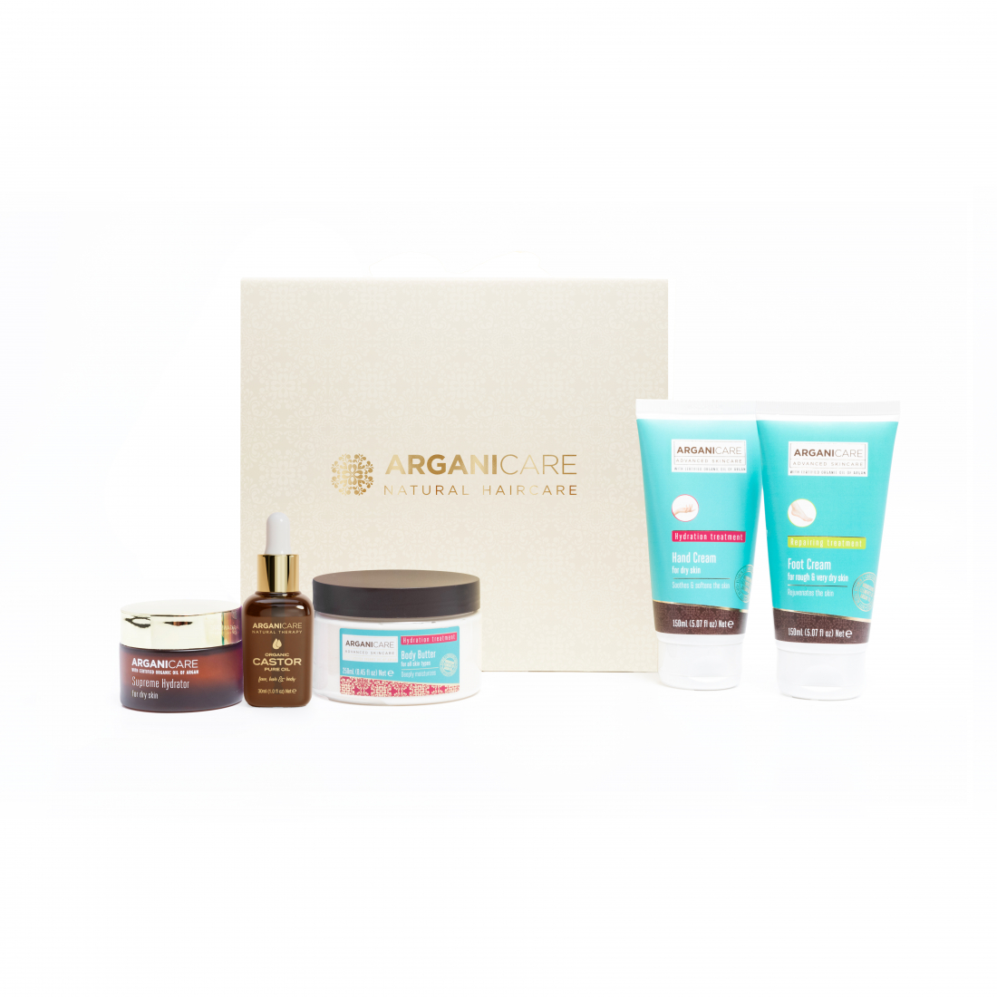 'Skin & Body With Argan & Shea Butter' Gift Box - 5 Pieces