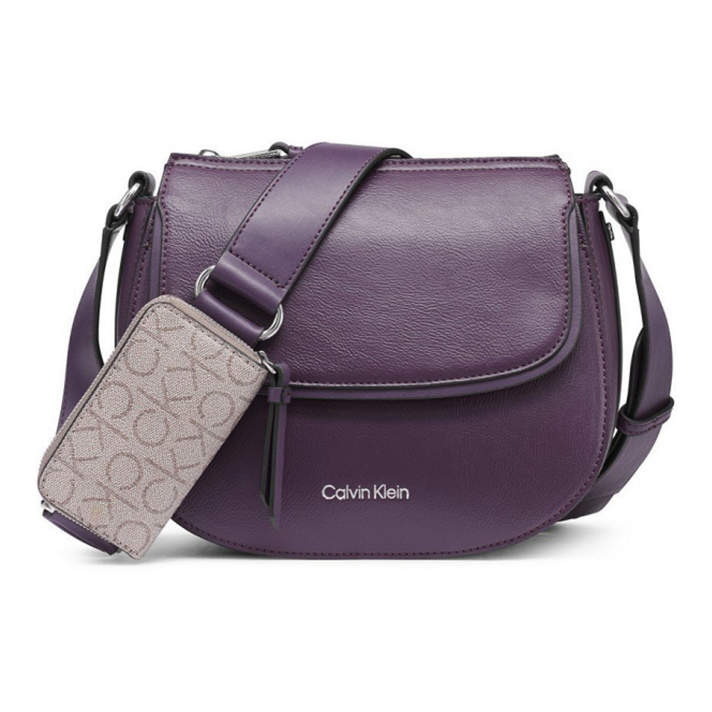 Women's 'Bella Adjustable Crossbody with Signature Zippered Pouch'