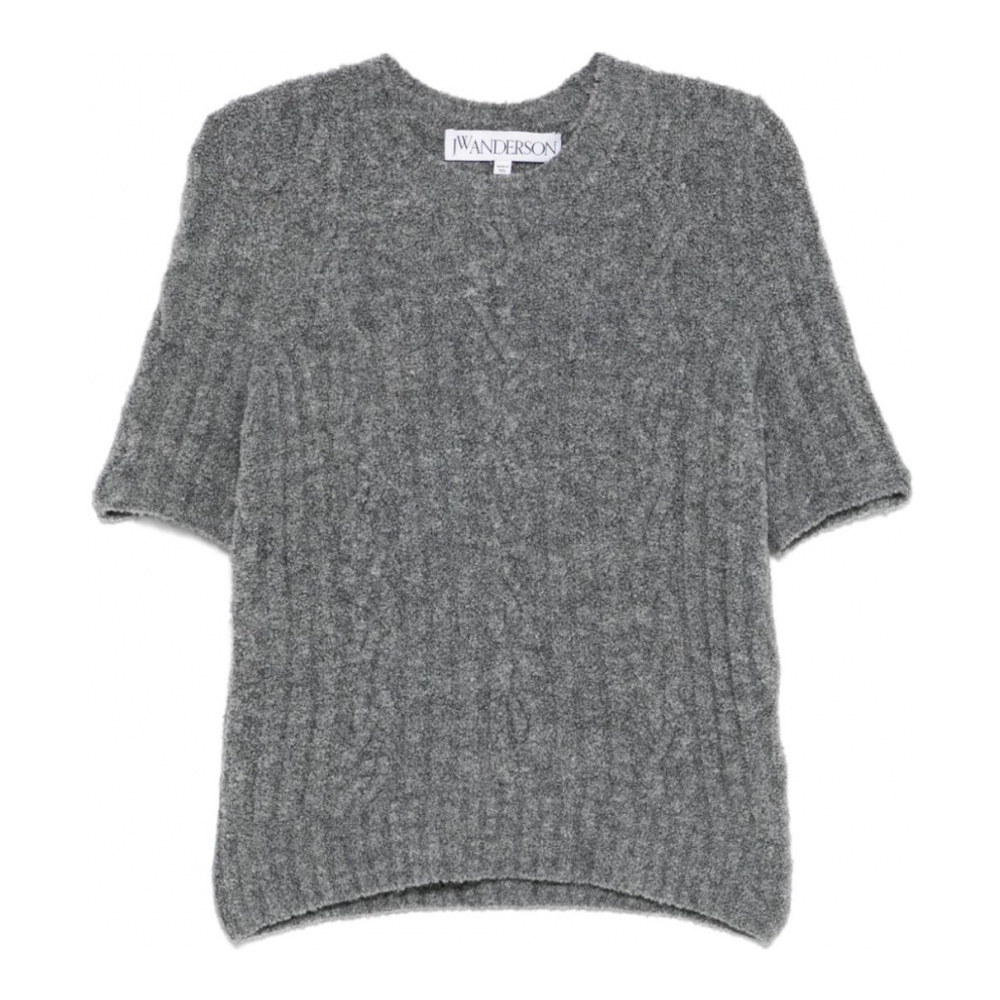 T-shirt 'Cable-Knit' pour Femmes