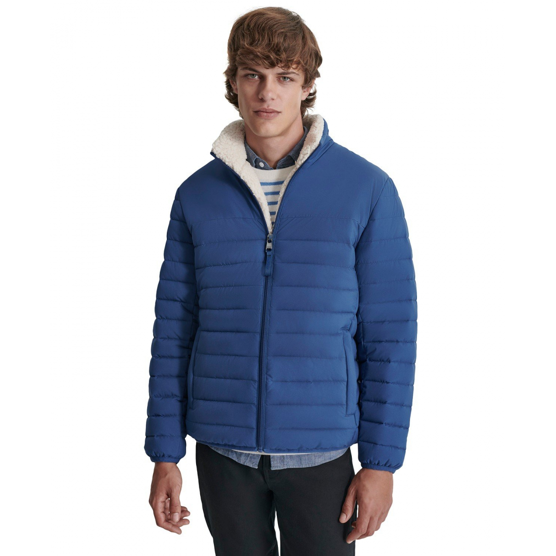 Veste matelassée 'Quilted Fleece-Lined Full-Zip' pour Hommes