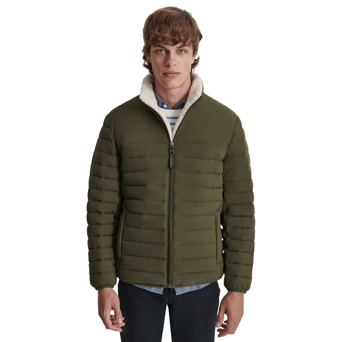 Veste matelassée 'Quilted Fleece-Lined Full-Zip' pour Hommes