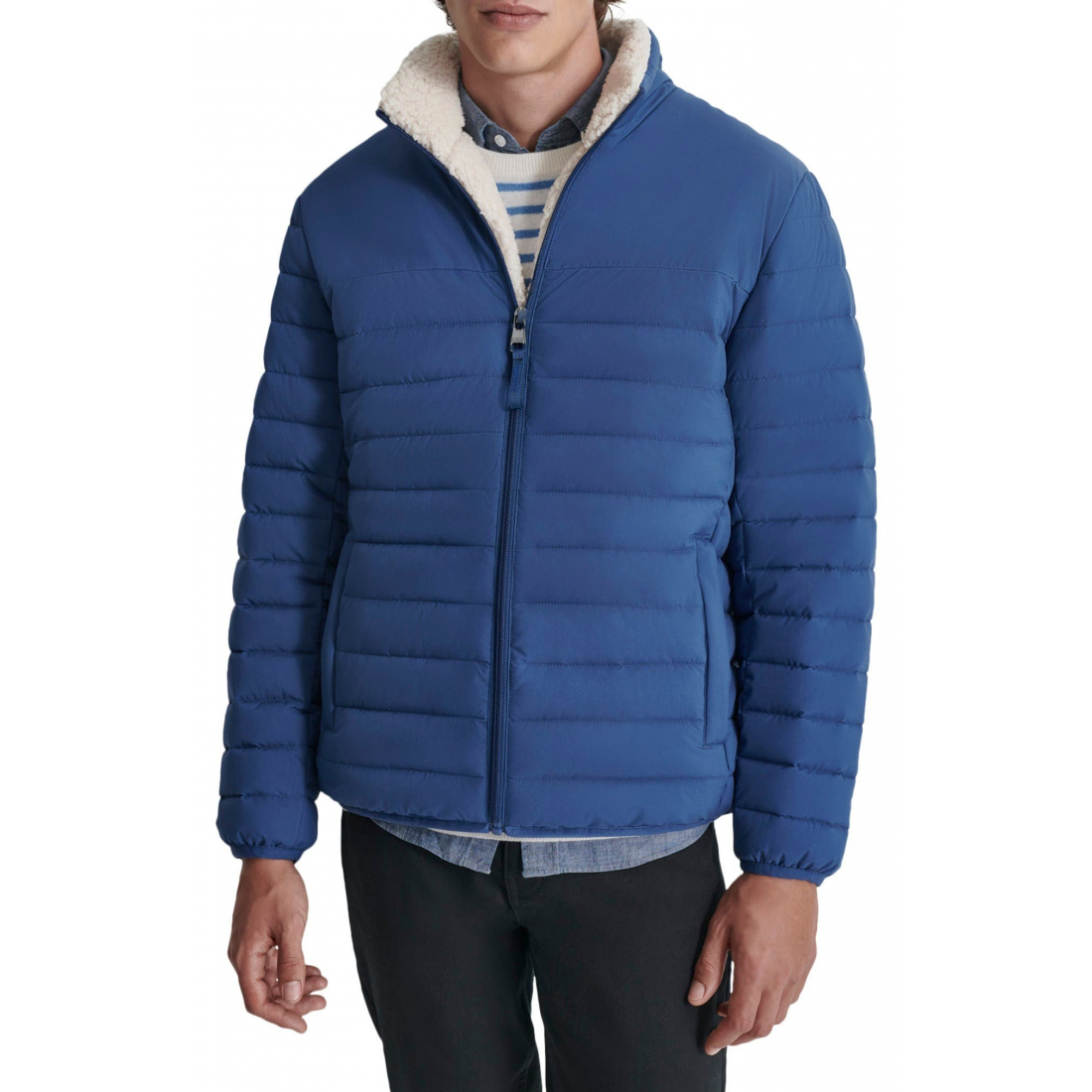 Veste matelassée 'Water Resistant Faux Shearling Lined' pour Hommes