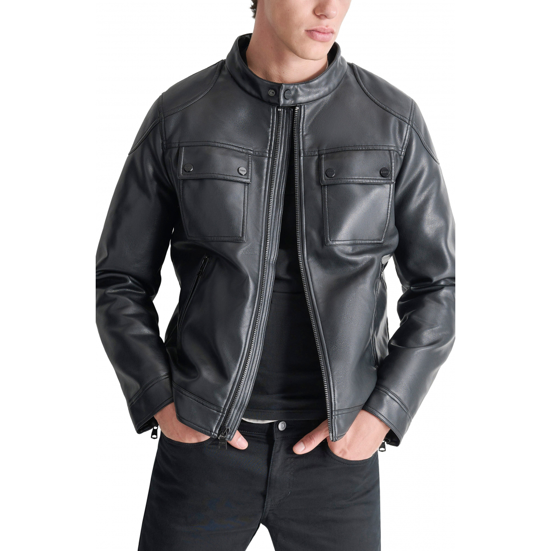 Perfecto 'Faux Leather' pour Hommes