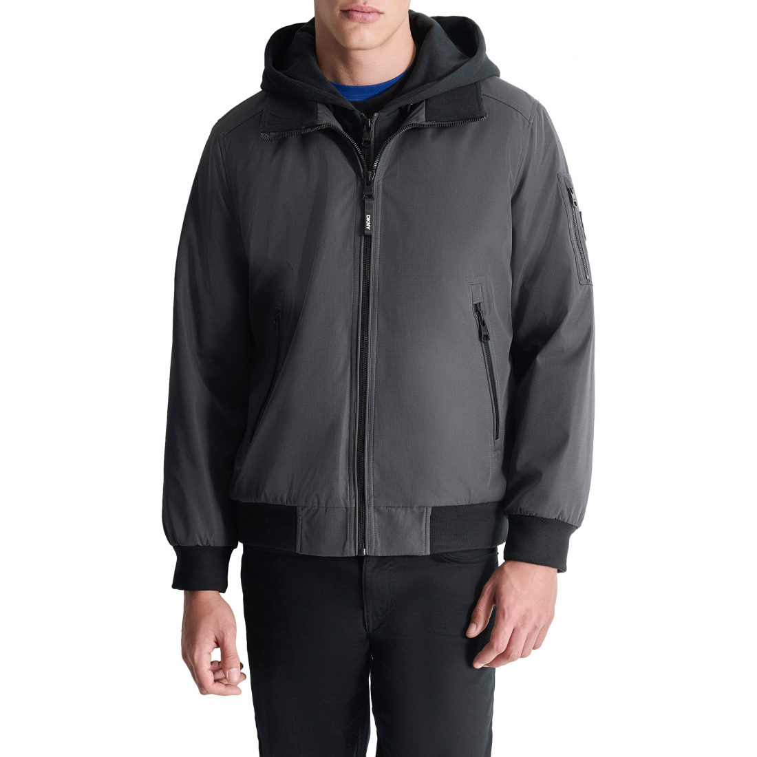 Blouson bomber 'Water Resistant with Hooded Bib' pour Hommes