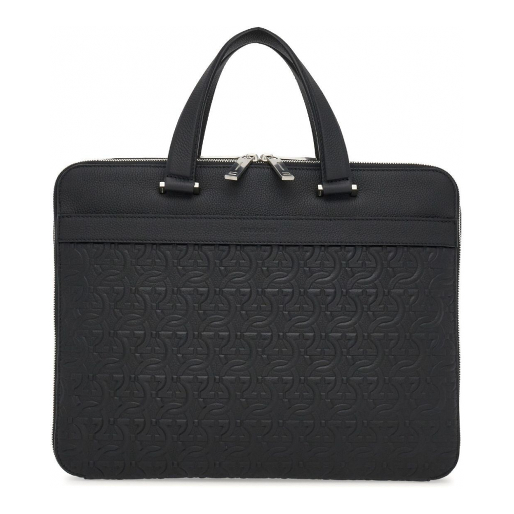 Men's 'Monogram-Embossed' Briefcase 