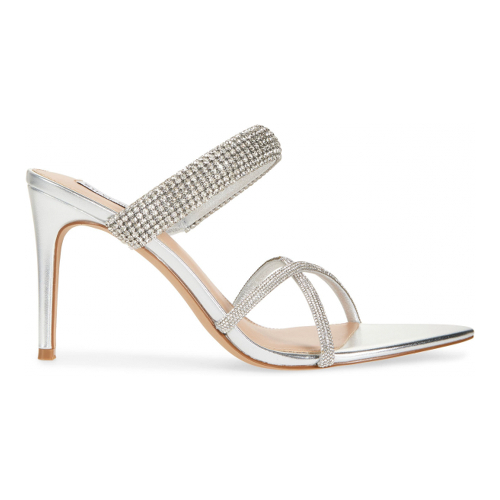 'Camina Crystal Strap Slide' Sandalen mit Absatz für Damen