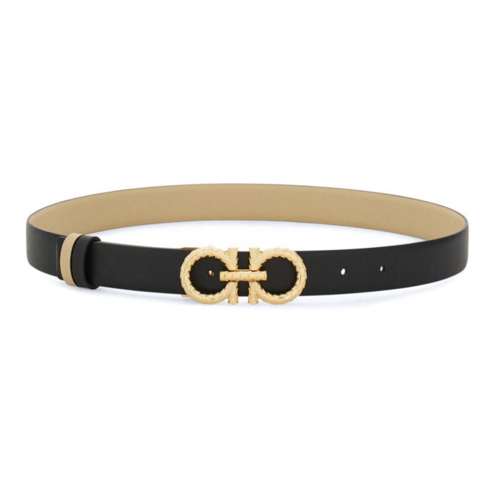 Women's 'Reversible Gancini-Buckle' Belt