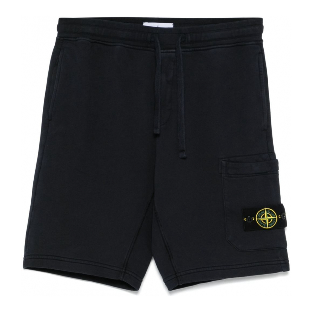 Short en coton 'Compass-Badge' pour Hommes