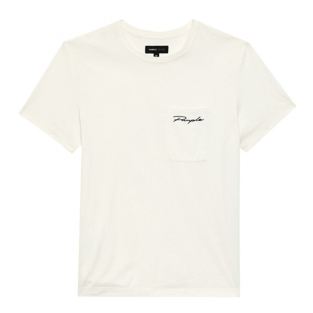 Men's 'Script Pocket' T-Shirt