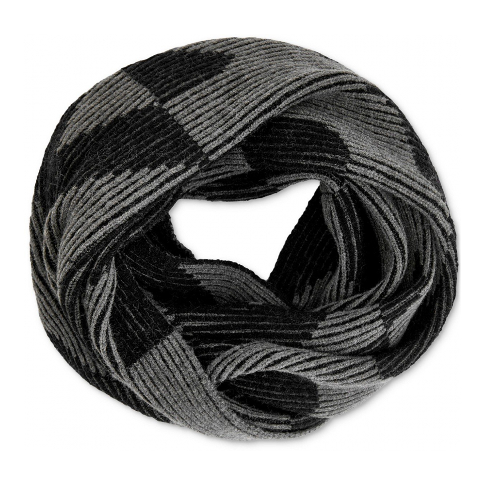 Women's 'Ribbed Intarsia Loop' Scarf