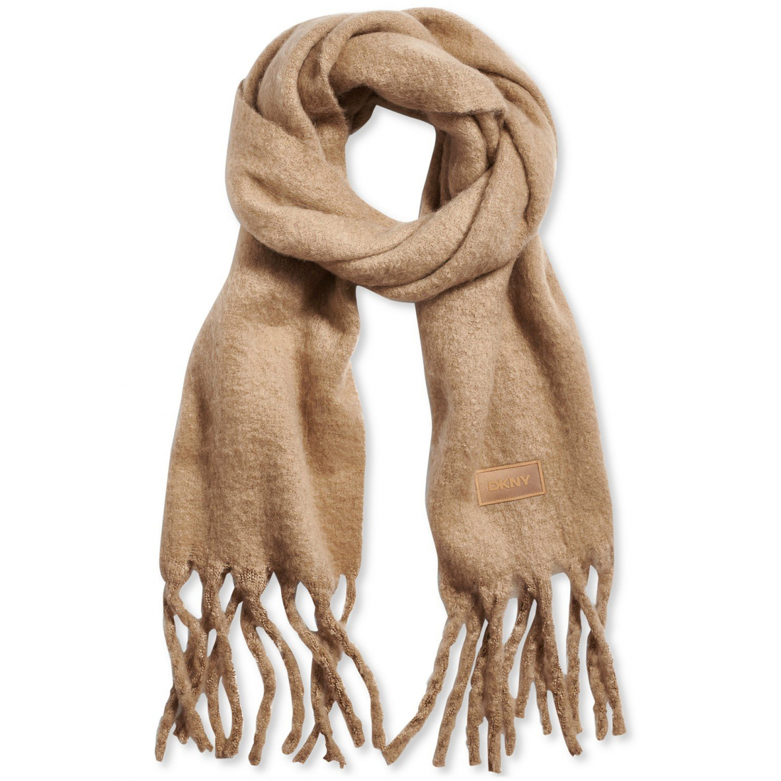 Women's 'Fluffy Solid Fringe-Trim Blanket' Scarf