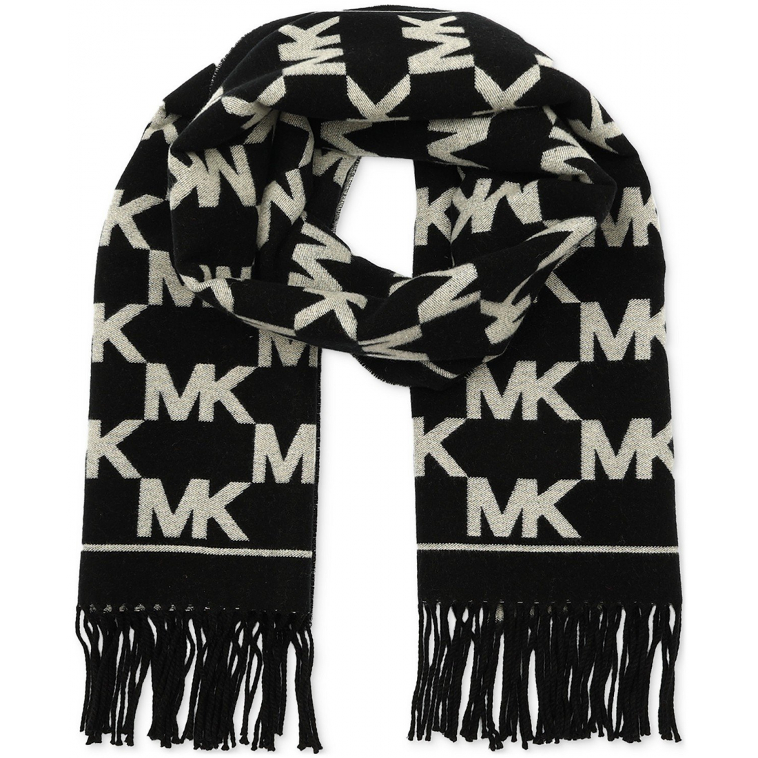 Women's 'Metallic Logo Wrap' Scarf