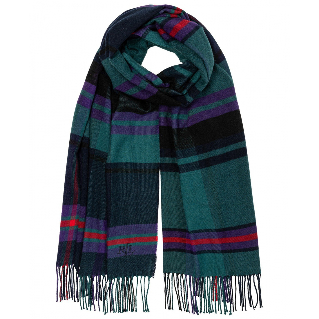 Women's 'Exploded Plaid' Scarf