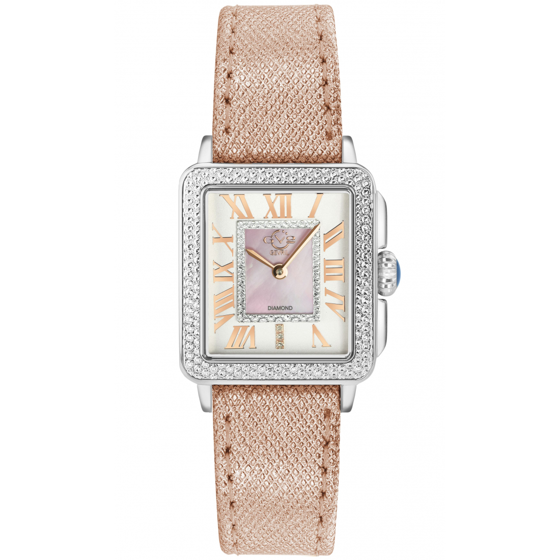 Women's Padova Leather Pink-Beige Strap